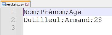 Contenu du fichier resultats.csv